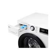 LG Waschmaschine | 8 kg | EEK A | AI DD® | Steam | 1.400 U./Min. | TurboWash® 360° | F4WV4085, F4WV4085