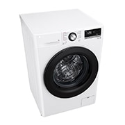 LG Waschmaschine Weiß (A, 8 kg, 1.360 U./Min.) mit AI DD® & TurboWash®360° | F4WV4085, F4WV4085