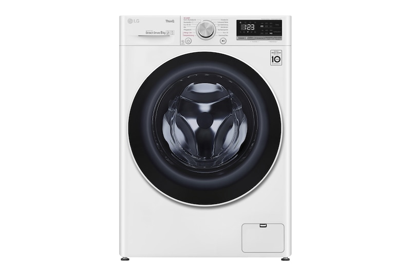 LG Waschmaschine | 8 kg | Energieeffizienzklasse D | AI DD® | Steam, F4WV408S0