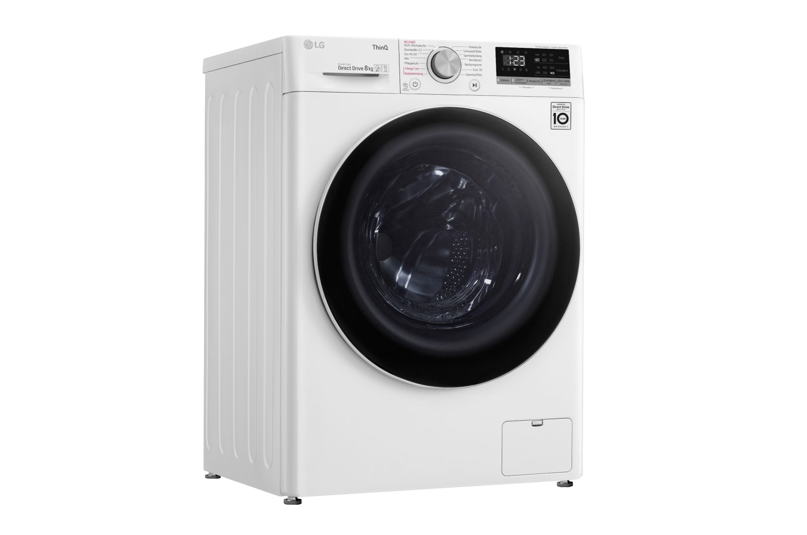 LG Waschmaschine | 8 kg | Energieeffizienzklasse D | AI DD® | Steam, F4WV408S0