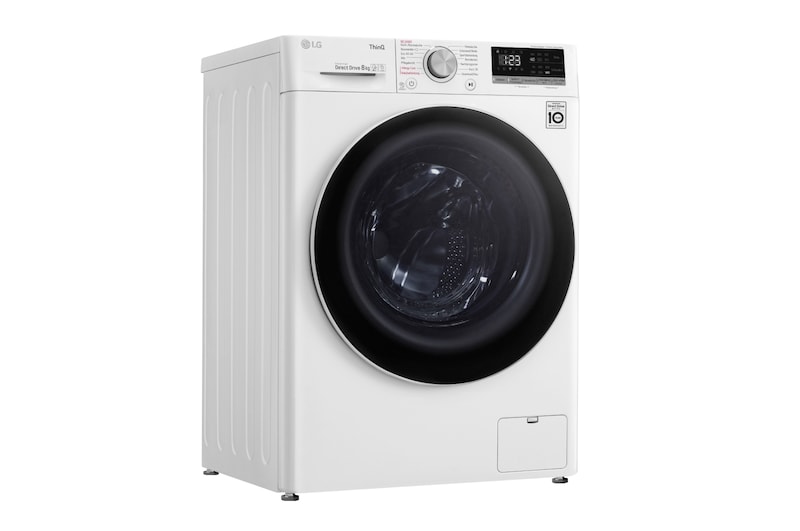 LG Waschmaschine | 8 kg | Energieeffizienzklasse D | AI DD® | Steam, F4WV408S0
