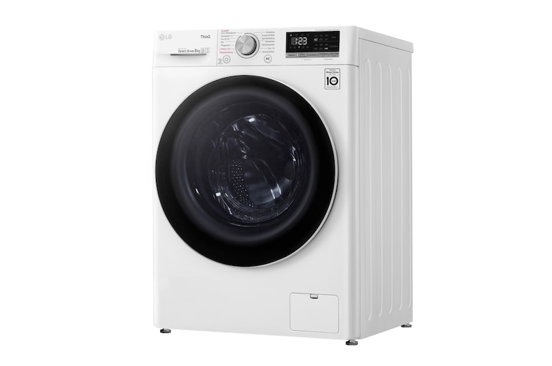 LG Waschmaschine | 8 kg | Energieeffizienzklasse D | AI DD® | Steam, F4WV408S0