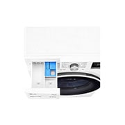 LG Waschmaschine mit 8 kg Kapazität | Energieeffizienzklasse B | 1.400 U./Min. | Weiß mit weißem Bullaugenring | F4WV408S0B , F4WV408S0B