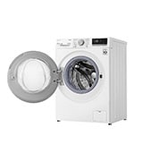 LG Waschmaschine mit 8 kg Kapazität | Energieeffizienzklasse B | 1.400 U./Min. | Weiß mit weißem Bullaugenring | F4WV408S0B , F4WV408S0B