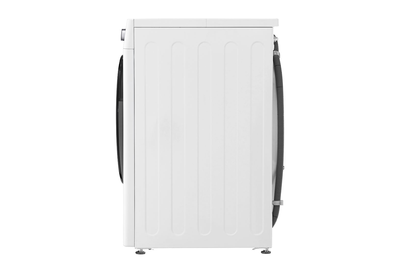 LG Waschmaschine mit 9 kg Kapazität | Energieeffizienzklasse A | 1.400 U./Min. | Weiß mit schwarzem Bullaugenring | F4WV4095, F4WV4095