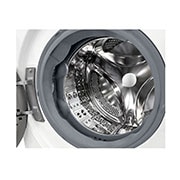 LG Waschmaschine (8 kg, 1.400 U./Min., EEK A) mit weißem Bullaugenring | F4WV5080, F4WV5080