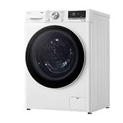 LG Waschmaschine (8 kg, 1.400 U./Min., EEK A) mit weißem Bullaugenring | F4WV5080, F4WV5080
