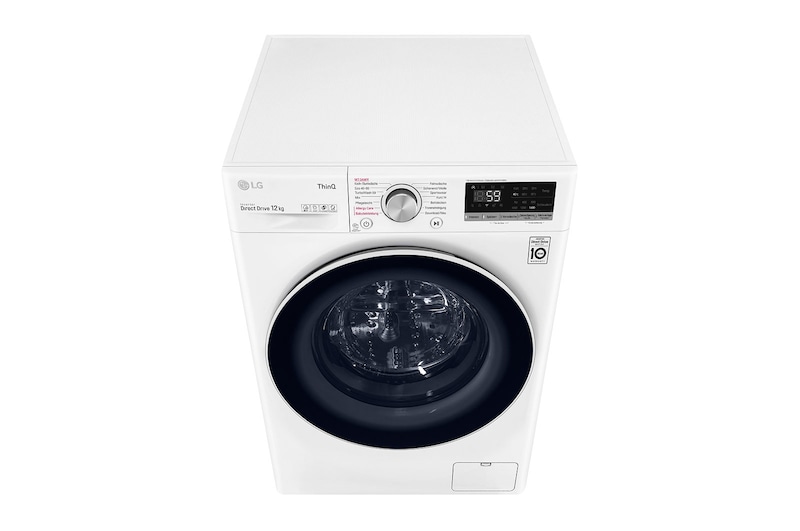 LG Waschmaschine mit AI DD®  | 12 kg | Energieeffizienzklasse B | 1.400 U./Min. | Steam | Add Item | Neue Wohlfühl-Trommel | Wi-Fi-Funktion, F4WV512P0