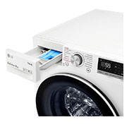 LG Waschmaschine mit AI DD®  | 12 kg | Energieeffizienzklasse B | 1.400 U./Min. | Steam | Add Item | Neue Wohlfühl-Trommel | Wi-Fi-Funktion, F4WV512P0