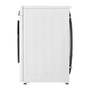 LG Waschmaschine mit 9 kg Kapazität | Energieeffizienzklasse A | 1.400 U./Min. | Weiß mit silbernem Bullaugenring | F4WV609S1A, F4WV609S1A
