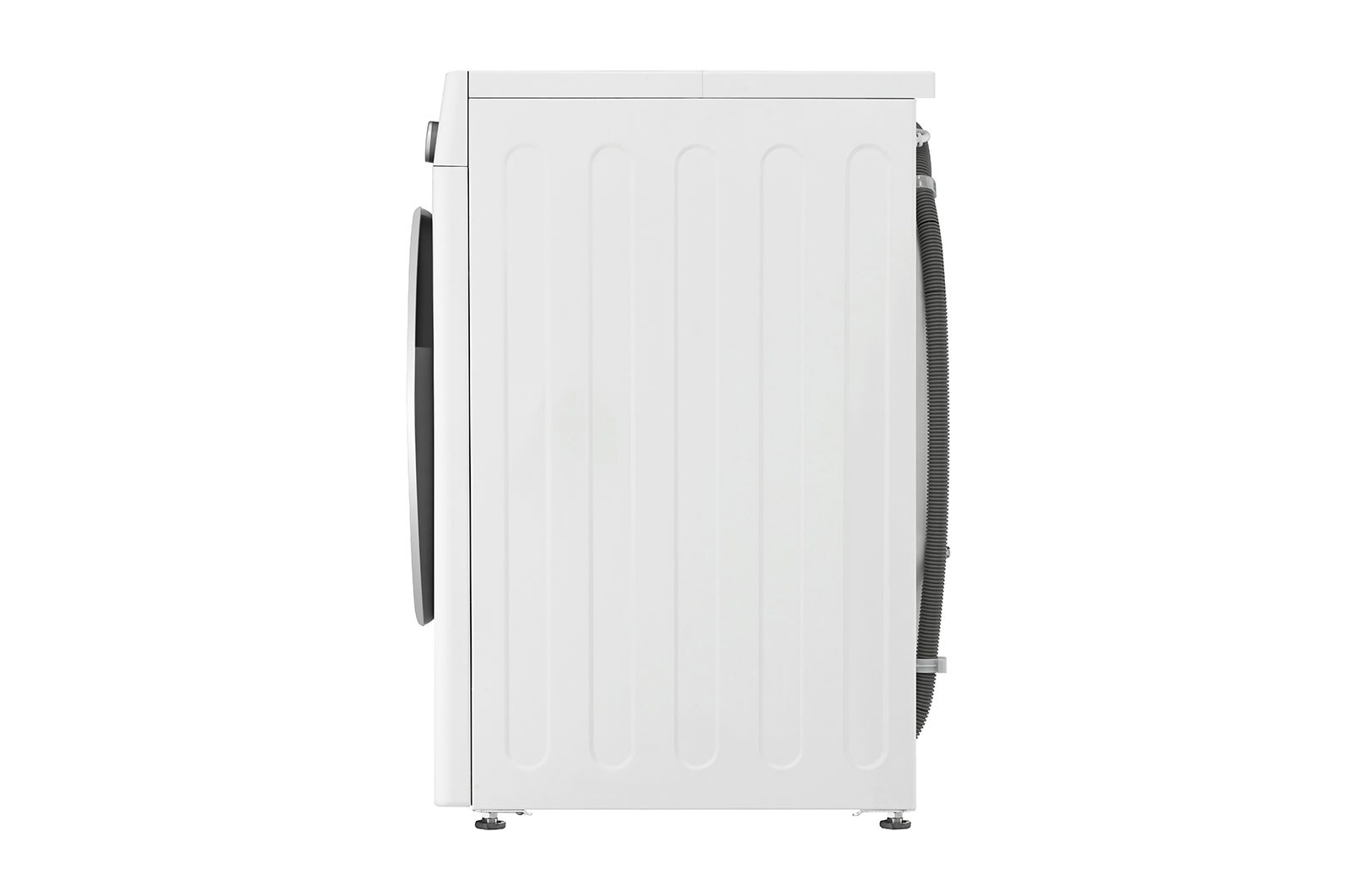 LG Waschmaschine mit 8 kg Kapazität | Energieeffizienzklasse A | 1.400 U./Min. | Weiß mit schwarzem Bullauge | F4WV7081, F4WV7081