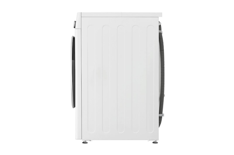 LG Waschmaschine mit 8 kg Kapazität | Energieeffizienzklasse A | 1.400 U./Min. | Weiß mit schwarzem Bullauge | F4WV7081, F4WV7081