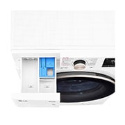 LG Waschmaschine (8 kg, 1.400 U./Min., EEK A) mit roségoldenem Bullaugenring | F4WV708P1R, F4WV708P1R
