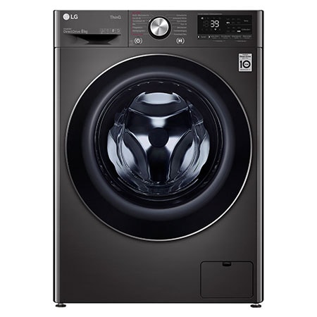 LG Waschmaschine Metallic Black Steel | F4WV708P2BA | LG DE