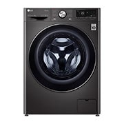 LG Waschmaschine mit 8 kg Kapazität | EEK A | 1.400 U./Min. | Metallic Black Steel mit Chromring Bullauge  |  F4WV708P2BA  , F4WV708P2BA