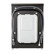 LG Waschmaschine mit 9 kg Kapazität | Energieeffizienzklasse A | Metallic Black Steel mit Chrom-Bullaugenring  |  F4WV709P2BA, F4WV709P2BA