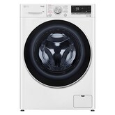 Waschmaschine mit 10,5 kg Kapazität | Energieeffizienzklasse A | 1.400 U./Min. | Weiß mit weißem Bullaugenring | F4WV70X0