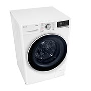 LG Waschmaschine mit 10,5 kg Kapazität | Energieeffizienzklasse A | 1.400 U./Min. | Weiß mit weißem Bullaugenring | F4WV70X0, F4WV70X0