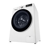 LG Waschmaschine mit 10,5 kg Kapazität | Energieeffizienzklasse A | 1.400 U./Min. | Weiß mit weißem Bullaugenring | F4WV70X0, F4WV70X0