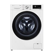LG Waschmaschine mit 8 kg Kapazität | Energieeffizienzklasse A | 1.400 U./Min. | Weiß mit Chrom-Bullaugenring | F4WV908P2C, F4WV908P2C