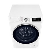 LG Waschmaschine mit 8 kg Kapazität | Energieeffizienzklasse A | 1.400 U./Min. | Weiß mit Chrom-Bullaugenring | F4WV908P2C, F4WV908P2C
