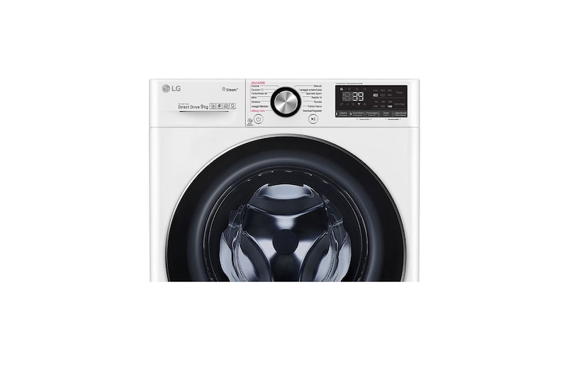 LG Waschmaschine | 9 kg | AI DD™ | Steam+™ | TurboWash™360° , F4WV909P2