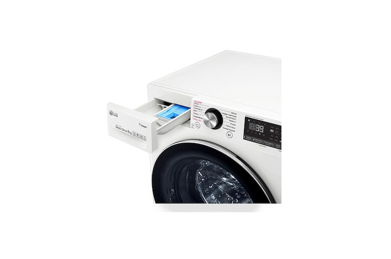 LG Waschmaschine | 9 kg | AI DD™ | Steam+™ | TurboWash™360° , F4WV909P2
