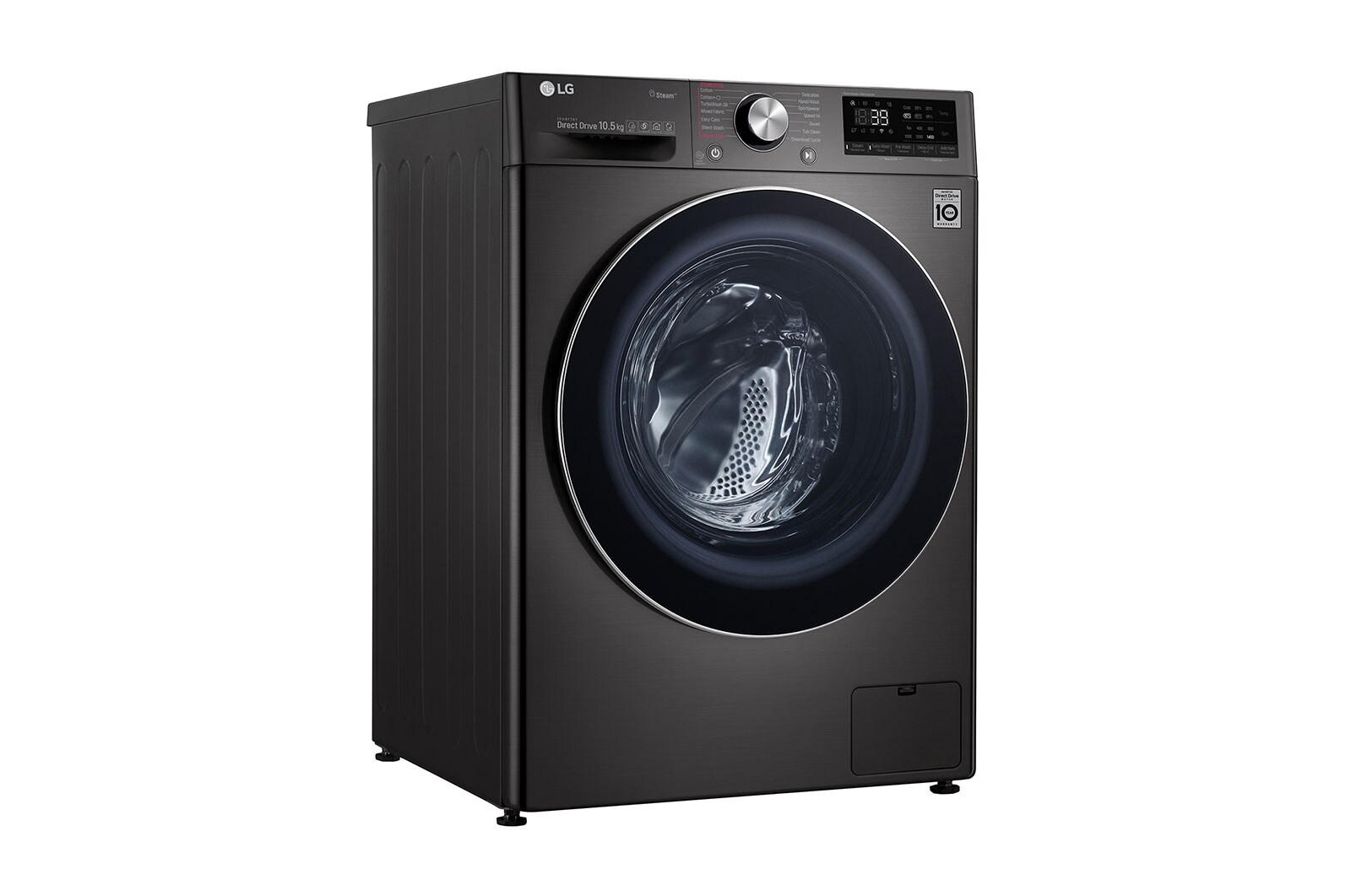 LG Waschmaschine | 10,5 kg | AI DD™ | Steam+™ | TurboWash™360°, F4WV910P2S