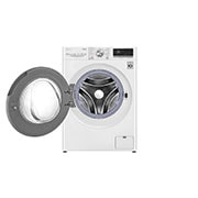 LG Waschmaschine mit 10,5 kg Kapazität | Energieeffizienzklasse A | 1.600 U/Min. | Weiß mit weißem Bullaugenring | F6WV710AT2, F6WV710AT2