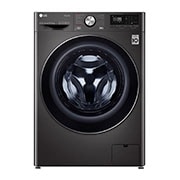 LG Waschmaschine Metallic Black Steel (A, 10,5 kg, 1.560 U./Min.) mit AI DD® & TurboWash®360° | F6WV710P2S, F6WV710P2S