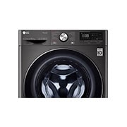 LG Waschmaschine mit AI DD® | 10,5 kg | Energieeffizienzklasse A | 1.600 U./Min. | Steam | TurboWash®360° | Wi-Fi-Funktion | Metallic Black Steel, F6WV710P2S