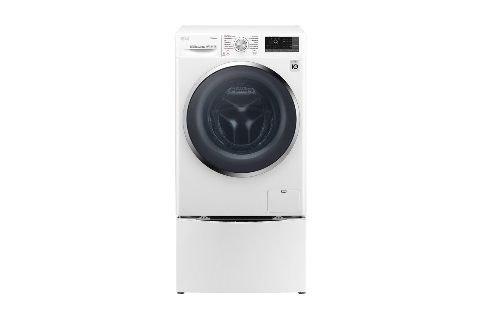 Vorderseite von LG Waschmaschine 9 KG &#43; Mini-Waschmaschine 2 KG  | Dampffunktion TWINW9ATS2