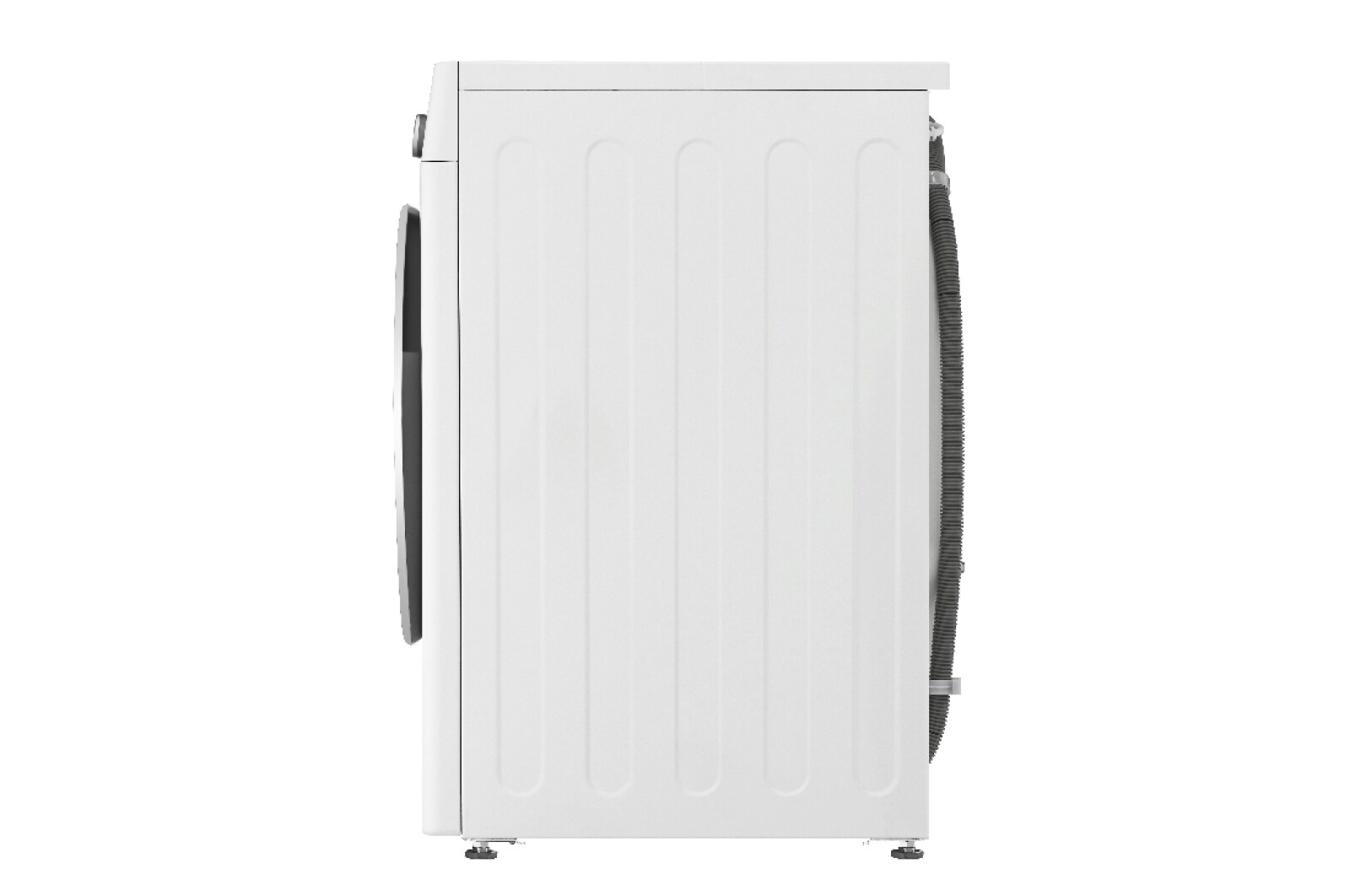 LG Waschmaschine mit  8 kg Kapazität | Energieeffizienzklasse B | 1400 U/Min. | Weiß mit silbernem Bullaugenring | V4W800B, V4W800B