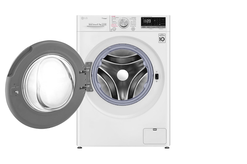 LG Waschtrockner | 8 kg Waschen/ 5kg Trocknen | AI DD® | Steam, V4WD850