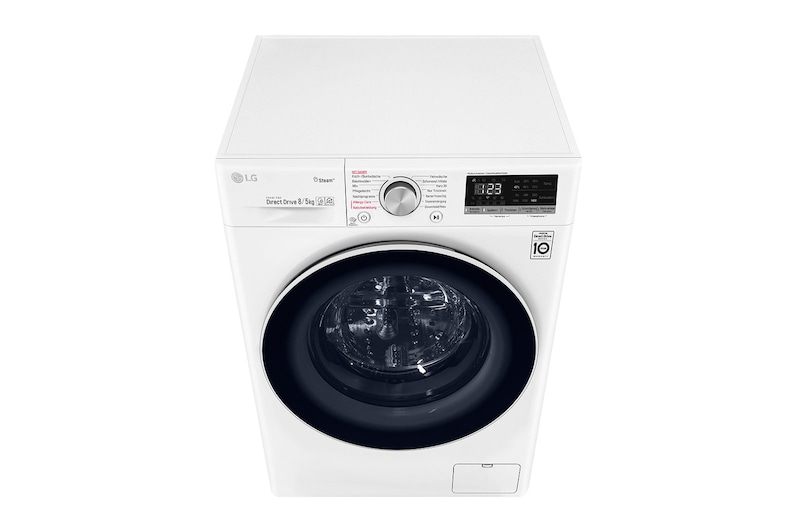 LG Waschtrockner | 8 kg Waschen/ 5kg Trocknen | AI DD® | Steam, V4WD850