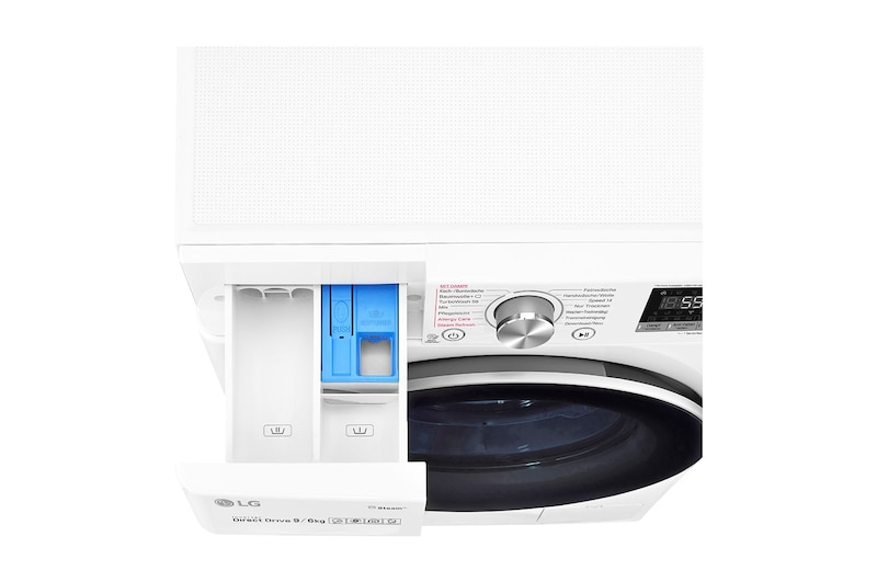 LG Waschtrockner | 9kg Waschen/ 6kg Trocknen | A | AI Direct Drive™ | Steam+™ | TurboWash™, V7WD96H1
