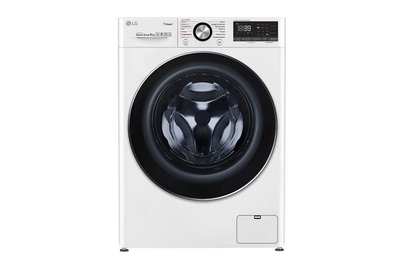 LG Waschmaschine | 9 kg | AI DD™ | Steam+™ | TurboWash™360°      , V9W900