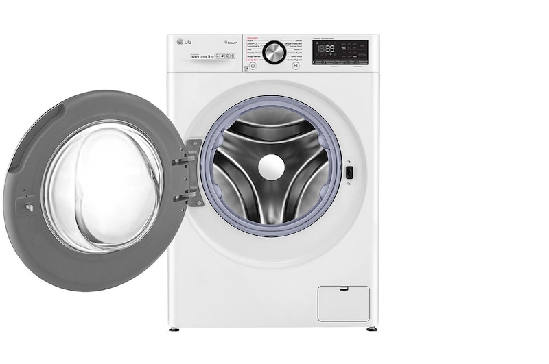 LG Waschmaschine | 9 kg | AI DD™ | Steam+™ | TurboWash™360°      , V9W900