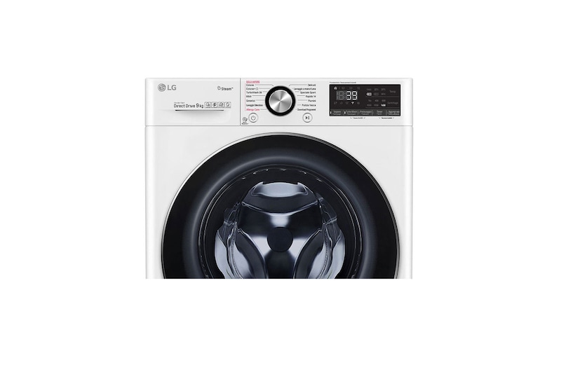LG Waschmaschine | 9 kg | AI DD™ | Steam+™ | TurboWash™360°      , V9W900
