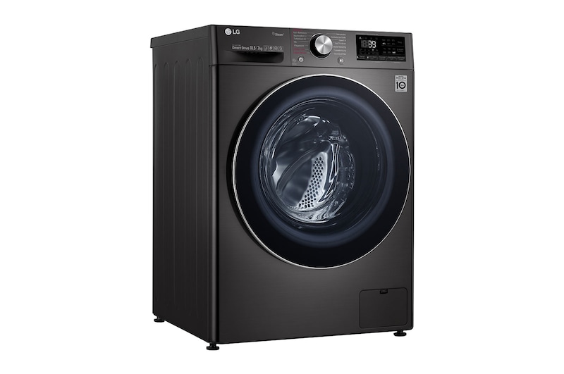 LG Waschtrockner | 10,5kg Waschen/ 7kg Trocknen | AI Direct Drive™ | Steam+™ | TurboWash 360°, V9WD107H2S