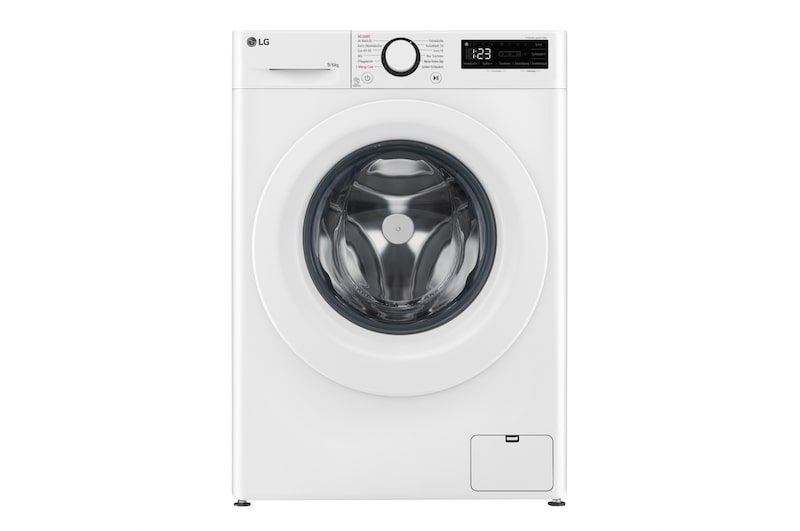 LG Waschtrockner (9 kg / 6 kg, 1.400 U./Min.), Weiß mit weißem Bullaugenring | W4WR32963, W4WR32963