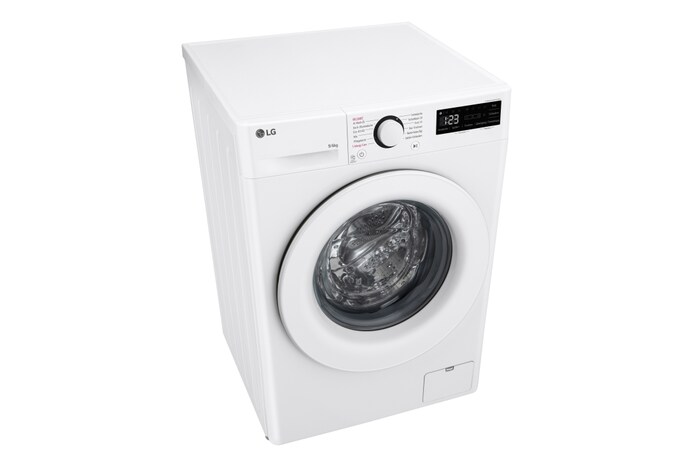 LG Waschtrockner (9 kg / 6 kg, 1.400 U./Min.), Weiß mit weißem Bullaugenring | W4WR32963, W4WR32963