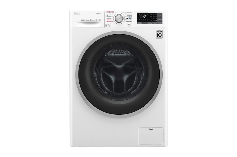 LG Waschtrockner Slim | Serie 7 | 7 kg Waschen | 4 kg Trocknen | Inverter DirectDrive™ | 45 cm tief, F12WD74SLIM