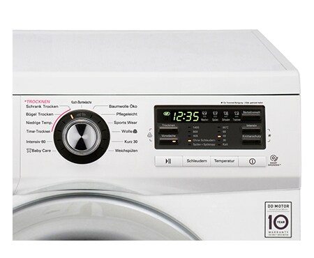 LG Waschtrockner mit 6 Motion DirectDrive™-Technologie. 8 kg Waschen / 4 kg Trocknen., F1496AD1