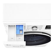 LG Waschtrockner mit 1.400 U./Min. | Energieeffizienzklasse E | 8 kg Waschen | 6 kg Trocknen | Weiß mit weißem Bullaugenring | F14WD86TN1B, F14WD86TN1B