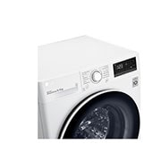 LG Waschtrockner mit  | Energieeffizienzklasse E |  9 kg Waschen | 6 kg Trocknen | Weiß mit weißem Bullaugenring | F14WD96EN0B, F14WD96EN0B