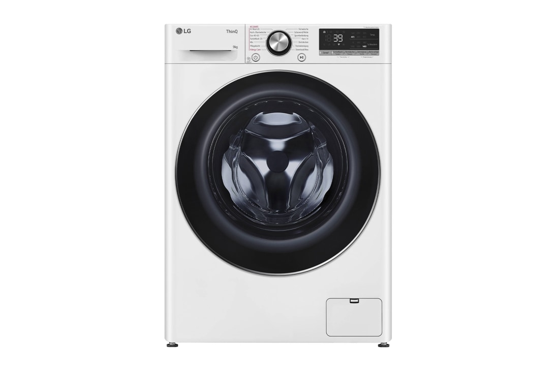 LG Waschmaschine (9 kg, 1.360 U./Min., EEK A -10%*) mit Chrom-Bullaugenring | F4WR7092, F4WR7092