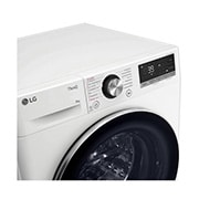 LG Waschmaschine (9 kg, 1.360 U./Min., EEK A -10%*) mit Chrom-Bullaugenring | F4WR7092, F4WR7092