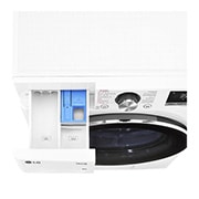 LG Waschmaschine (9 kg, 1.360 U./Min., EEK A -10%*) mit Chrom-Bullaugenring | F4WR7092, F4WR7092