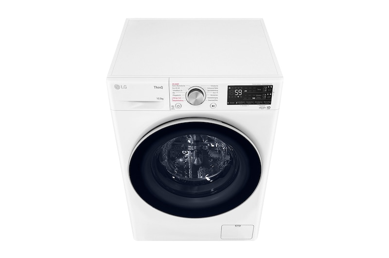 LG Waschmaschine mit 10,5 kg Kapazität | Energieeffizienzklasse A | 1.400 U./Min. | Weiß | F4WV75X1, F4WV75X1